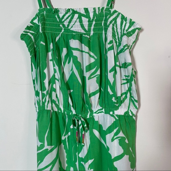 ✨lilly pulitzer x target girls green and white floral jumpsuit✨ - Picture 3 of 6